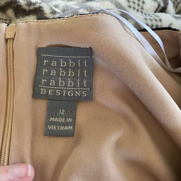 Rabbit Rabbit Rabbit black lace short dress size 12 - Picture 4 of 6